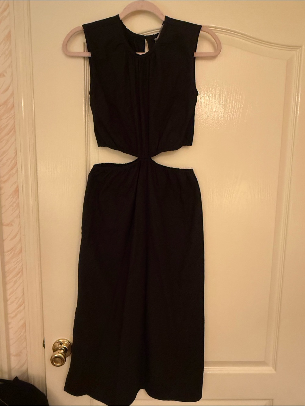 Compañia Fantastica— NWT: Black Cutout Midi Dress Size: XS - Picture 2 of 7